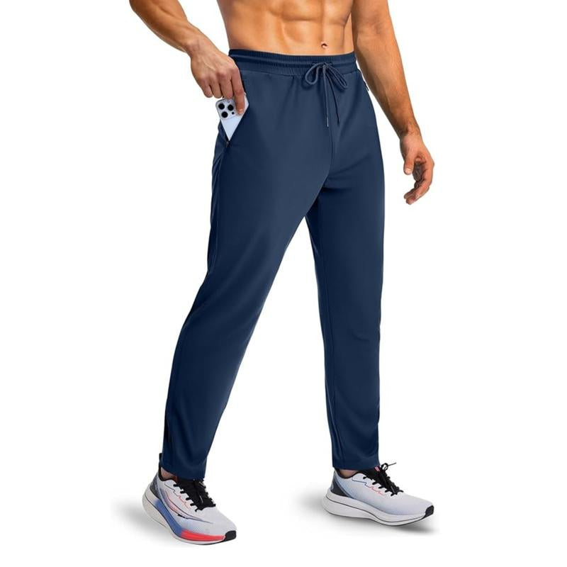Men'S Sweatpants with Zipper Pockets, Athletic Joggers Pants for Running, Workout, Outdoor