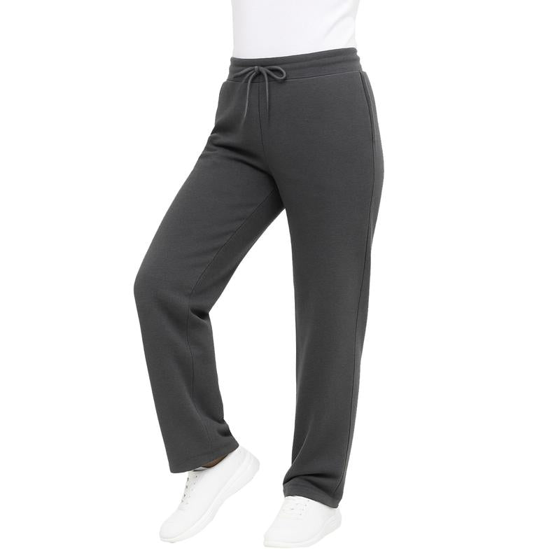 Women'S 3-Pack Loose-Fit Classic Heavyweight Fleece Sweatpants with Open Bottom (S-3XL)