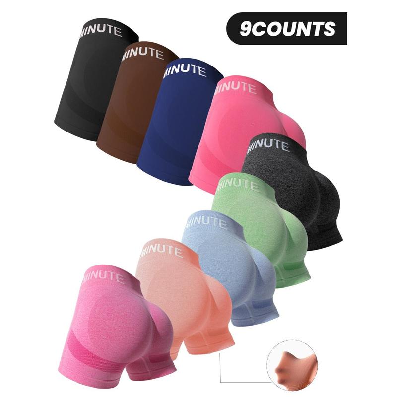 Hijesse Women'S Letter Print High Waist Athletic Shorts Breathable Comfortable High Stretch Yoga Gym Shorts for Indoor Outdoor Wear Black Girl Outfits